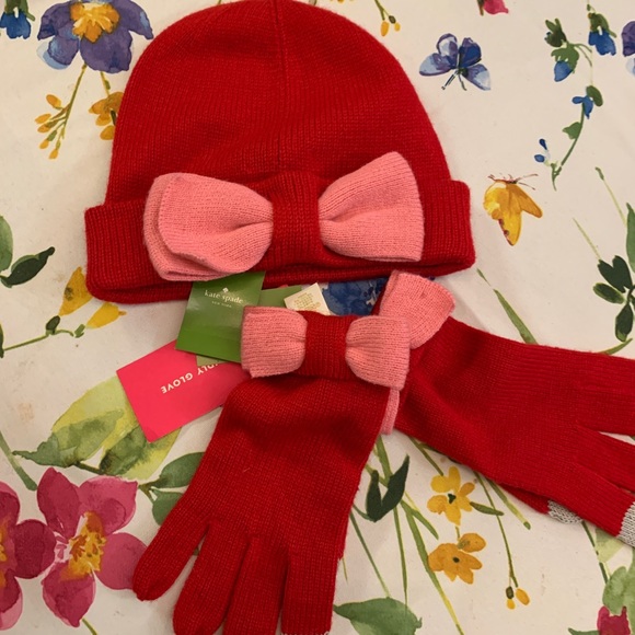 NWT Kate Spade Hat and Gloves - Picture 4 of 5